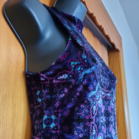 Urban outfitter Ecote velvet zodiac sleeveless mock-neck dress (S) - Picture 6 of 7